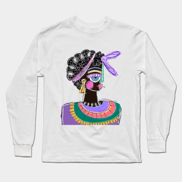 Morena mía Long Sleeve T-Shirt by AS.PAINTINGS